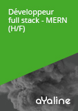 Développeur Full Stack - MERN (H/F)